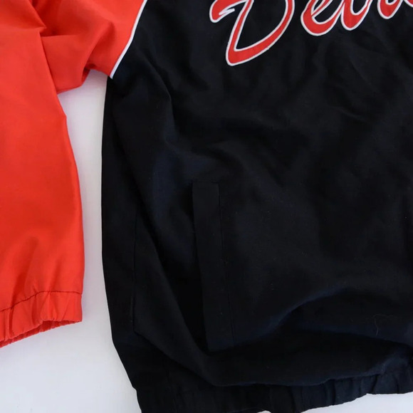 Vintage Giii Official  Licensed Nhl Detroit Red Wings Embroidered Red Jacket L - Picture 6 of 11